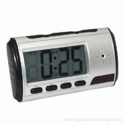 Alarm Clock Camera, Supports Maximum 16GB External T-Flash Card